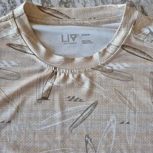 LIV Outdoor Men's Mesh Suncatcher Long Sleeve T-Shirt Size Medium NEW